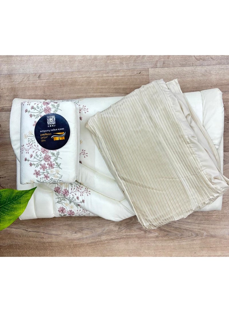 Aram Crushed sponge prayer rug with excellent cold raw mat prayer sheet With the cover of the Qur’an - Image 1